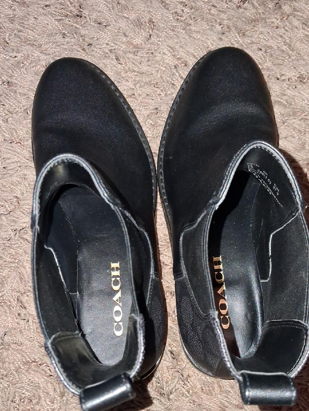 Women's Coach Meredith Bootie Ankle Boots Size 7 - Picture 7 of 8